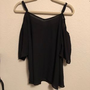 Torrid Cold Shoulder Flowy Blouse